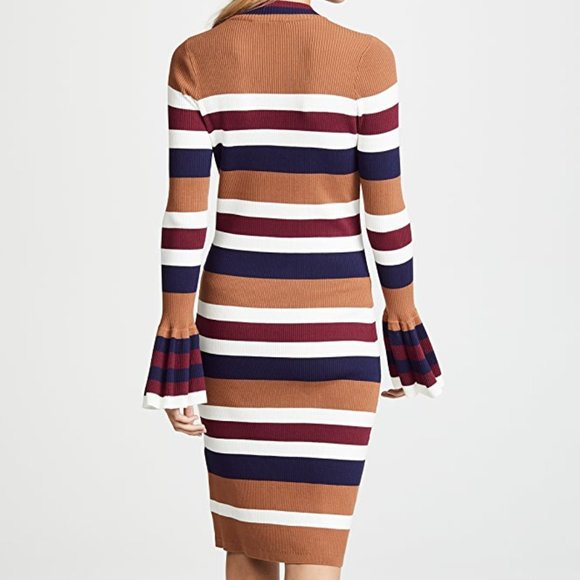 Endless Rose Striped Long Sleeve Sweater Dress - Picture 2 of 4